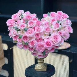 Lẵng Hoa Trái Tim 5